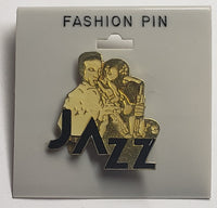 Vintage 1980's JAZZ Lapel Hat Pin Fashion Pin