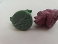 Vintage Dinosaur Charms Gumball Vending Prize Toys NOS Lot of 6