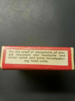 Vintage Gold Medal Headache Tablets Pharmacy Medicine Box S Pfeiffer St.Louis Mo