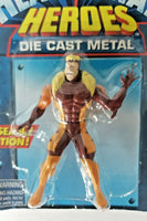 1997 Marvel Comics Toy Biz Heavy Metal Heroes Sabertooth Die Cast Figure SH 1