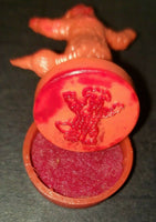 1980's Moon Monster Mini Figure Hand Ink Stamper Vending Toy Figure 2