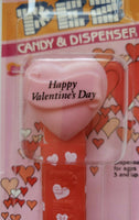 1996 Pez Pink Heart Dispenser Valentines Day New In Package SH 4