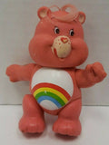 1983 Care Bears Poseable Figure Cheer Bear Made in Hong Kong 3" U36