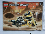 Lego Technic Robo Riders Dust (8513) 95+% Parts manual and canister SH5