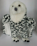 Mahnussen Home white black Snow owl childrens stuffed animal plush 18" Toy U86