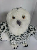 Mahnussen Home white black Snow owl childrens stuffed animal plush 18" Toy U86