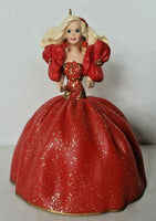 1993 Hallmark Keepsake Christmas Ornament Holiday Barbie 1st Collector U16