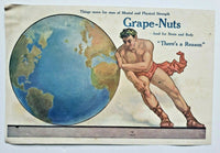 1911 Original Print Ad Borden’s Eagle Brand/Grape Nuts World/Olympian/Eagle WS7C