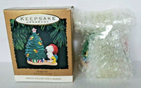 1993 Hallmark Keepsake Ornament Peanuts Blinking Lights Magic Series Snoopy U17