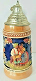 German 3D Stein Mug Bavaria Foley & Robinson with Lid 6.5" tall MS