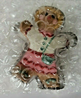 1993 Vintage Hallmark Keepsake Handcrafted and Tin Ornament 'Clever Cookie' U19