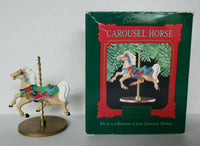 1989 Hallmark Keepsake Ornament " Ginger"   Carousel Horse Series In Box U19