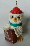 1990 Hallmark Ornament "Home for the Owlidays" In Box U19