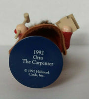 1992 Hallmark Keepsake Ornament Otto The Carpenter Nutcracker In Box U19