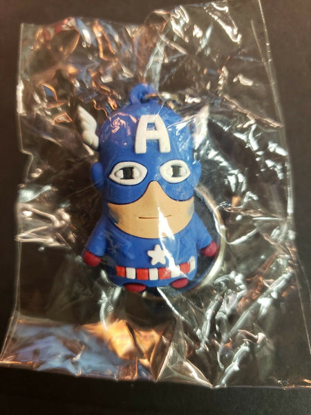 Vending Machine Captain America Keychain Keyring Charm Toy New