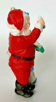 1994 Hallmark Keepsake Handwarming Present Mr & Mrs Claus Christmas Ornament U19