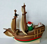 1992 Hallmark Keepsake Ornament Santa Maria 500th Anniversary Arrival U19