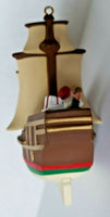 1992 Hallmark Keepsake Ornament Santa Maria 500th Anniversary Arrival U19