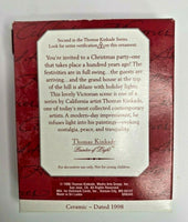 1998 Hallmark Victorian Christmas II Thomas Kinkade Ornament U20