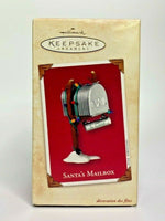 2002 Hallmark Santa's Mailbox Ornament Box Only U20