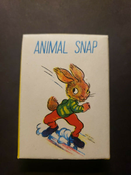 Vintage Animal Snap Playing Cards Made in Hong Kong  New Old Store Stock 242
