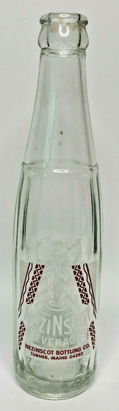 1970 ACL Soda Bottle 8 Nezinscot Bottling, Turner, ME Nezinscot Beverage B1-8