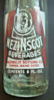 1970 ACL Soda Bottle 8 Nezinscot Bottling, Turner, ME Nezinscot Beverage B1-8