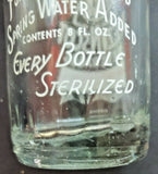 1970 ACL Soda Bottle 8 Nezinscot Bottling, Turner, ME Nezinscot Beverage B1-8