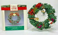 1990 Hallmark Little Frosty Friends Memory Wreath U21