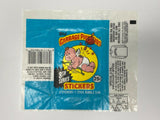 1987 Topps Garbage Pail Kids Series 8 Blue Wax Pack Wrapper Empty 243