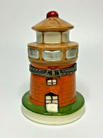 Vintage Porcelain Lighthouse Trinket Box U185-3