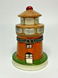 Vintage Porcelain Lighthouse Trinket Box U185-3