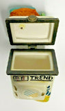 Vintage Porcelain Laundry Trinket Box U185-4