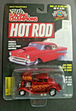 1997 Racing Champions Hot Rod Mag #17 '32 Ford Coupe Red 1:54 HW1