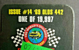 1997 Racing Champions Hot Rod Mag #14 '69 Olds 442 Green 1:58 HW1