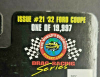 1997 Racing Champions Hot Rod Mag #21 '32 Ford Coupe Red 1:54 HW1