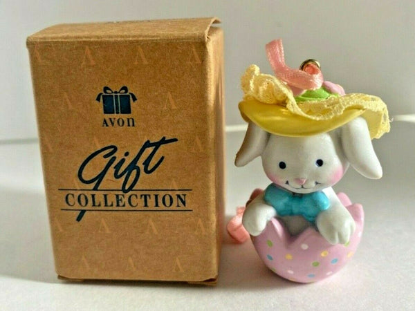 Vintage Avon Springtime Cuties Easter Bunny Ornament U34/B