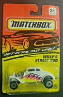 1993 Matchbox Ford Willy's Street Rod  #69 of 75 White Get in the fast lane HW4