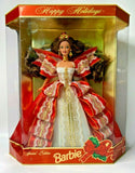 1997 Rare Happy Holidays Barbie Brunette Misprint NIB #3