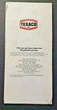 1977 Texaco Oil Road map of Pennsylvania PB5