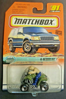 1998 Matchbox 4-Wheeler #91 Army Green Mountain Cruiser HW4