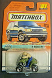 1998 Matchbox 4-Wheeler #91 Army Green Mountain Cruiser HW4