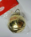 1970's SSCO 2 1/4” Brass Sleigh Bell Made in Taiwan New In Package U13