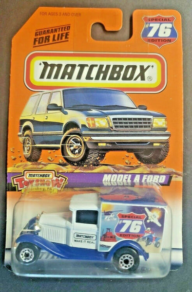 1998 Matchbox Ford Model A #76 White Delivery Truck Toy Show Hershey, PA HW4