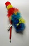 1990 Paradise Parrot Pen Feather Novelty Decorative - Red Parrot  "E" Pen only