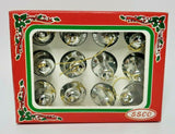 1970's SSCO Christmas Silver Bells 12pcs. Made in Taiwan New In Package U13