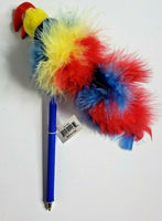 1990 Paradise Parrot Pen Feather Novelty Decorative - Blue Parrot  "E" Pen Only