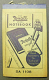 Vintage Rexall Store Notebook Book SA 1108  5"x3"         PB 121