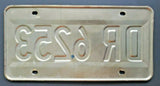 1976 Illinois License Plate Bicentennial 1776-1976 DR 6253 F2