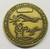 1980's USAF 375th Operations Support Squadron Commander's Coin w/ Decal PB11 (2)